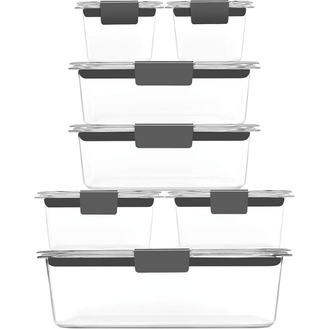 7-Piece BPA-Safe Meal Container Set – Flavor-Safe Food Storage