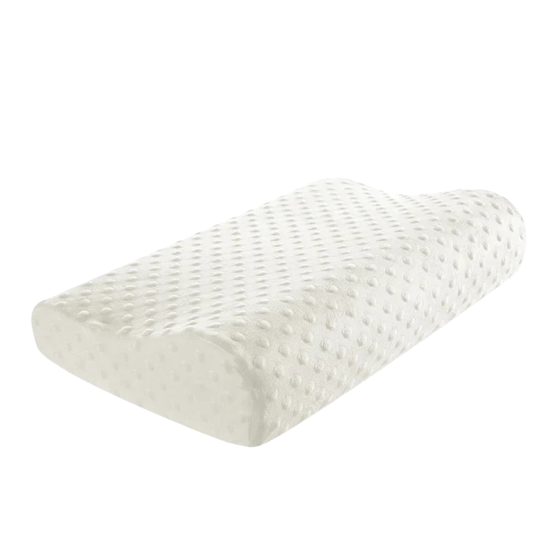 Oreiller cervical durable en bambou VerdantRest, évacuant l’humidité