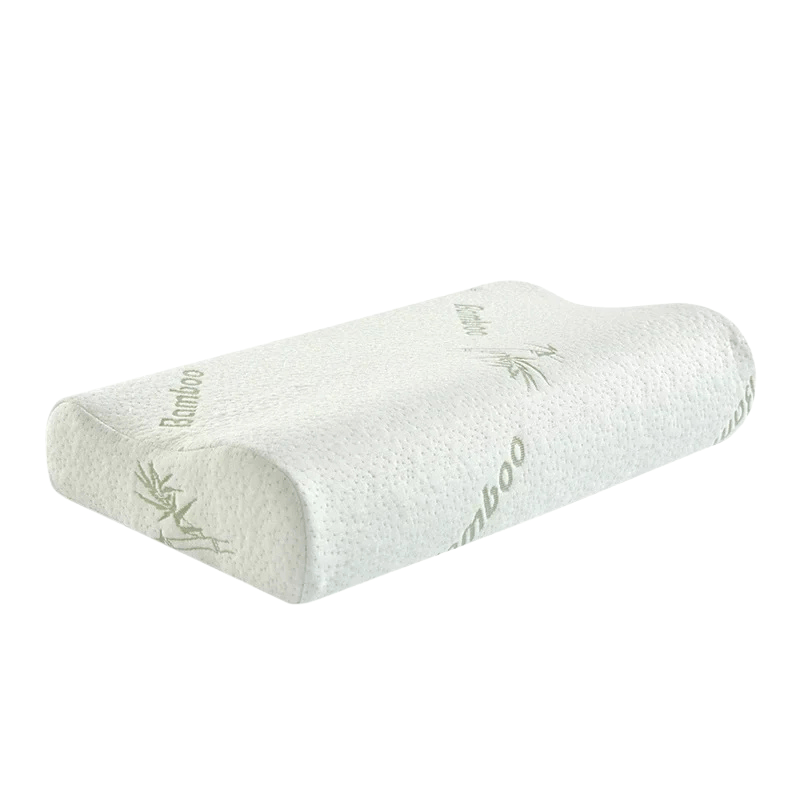 Oreiller cervical durable en bambou VerdantRest, évacuant l’humidité