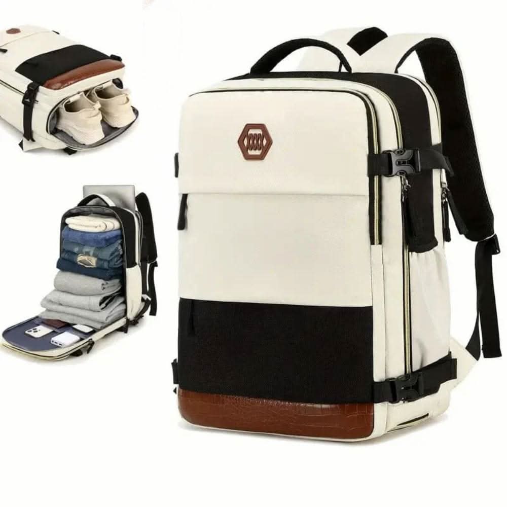 MetroFlex Pack Travel Backpack — Dedicated Laptop Compartment and Separate Shoe Compartment