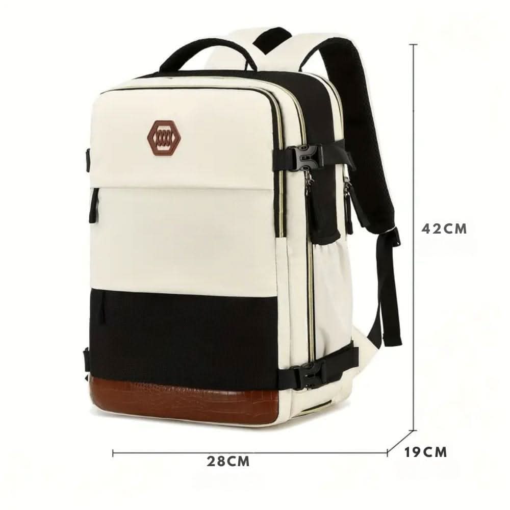 MetroFlex Pack Travel Backpack — Dedicated Laptop Compartment and Separate Shoe Compartment