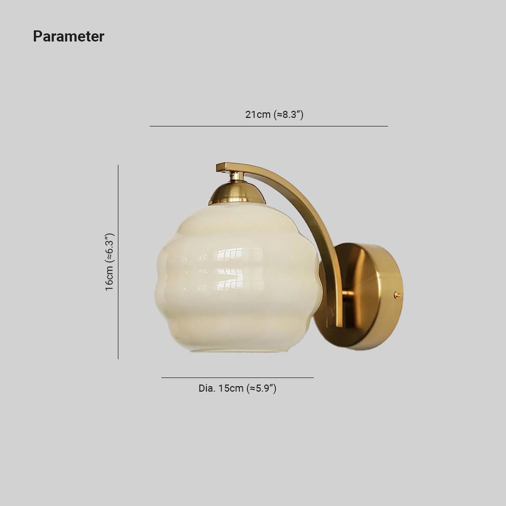 Nino vintage vegglampe med lanterne | ventumra