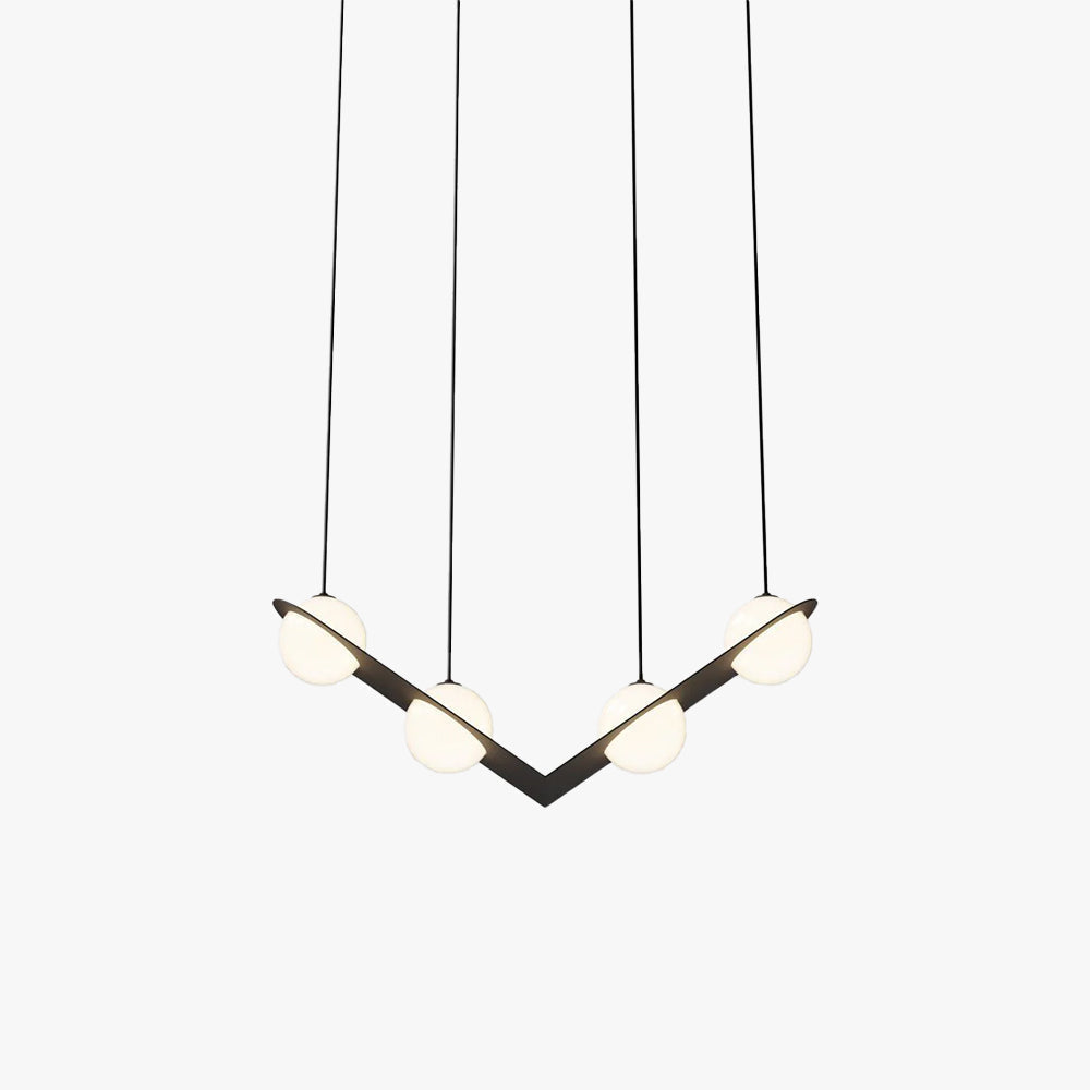 Selan Black Glass Pendant Lamp | ventumra