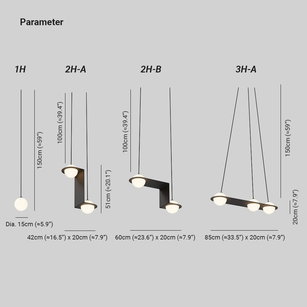 Selan Black Glass Pendant Lamp | ventumra