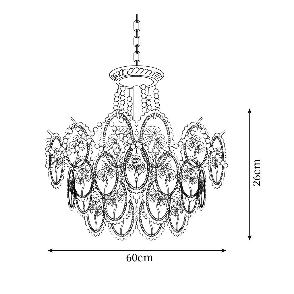 Havin Chandelier Lustrous pearls | ventumra