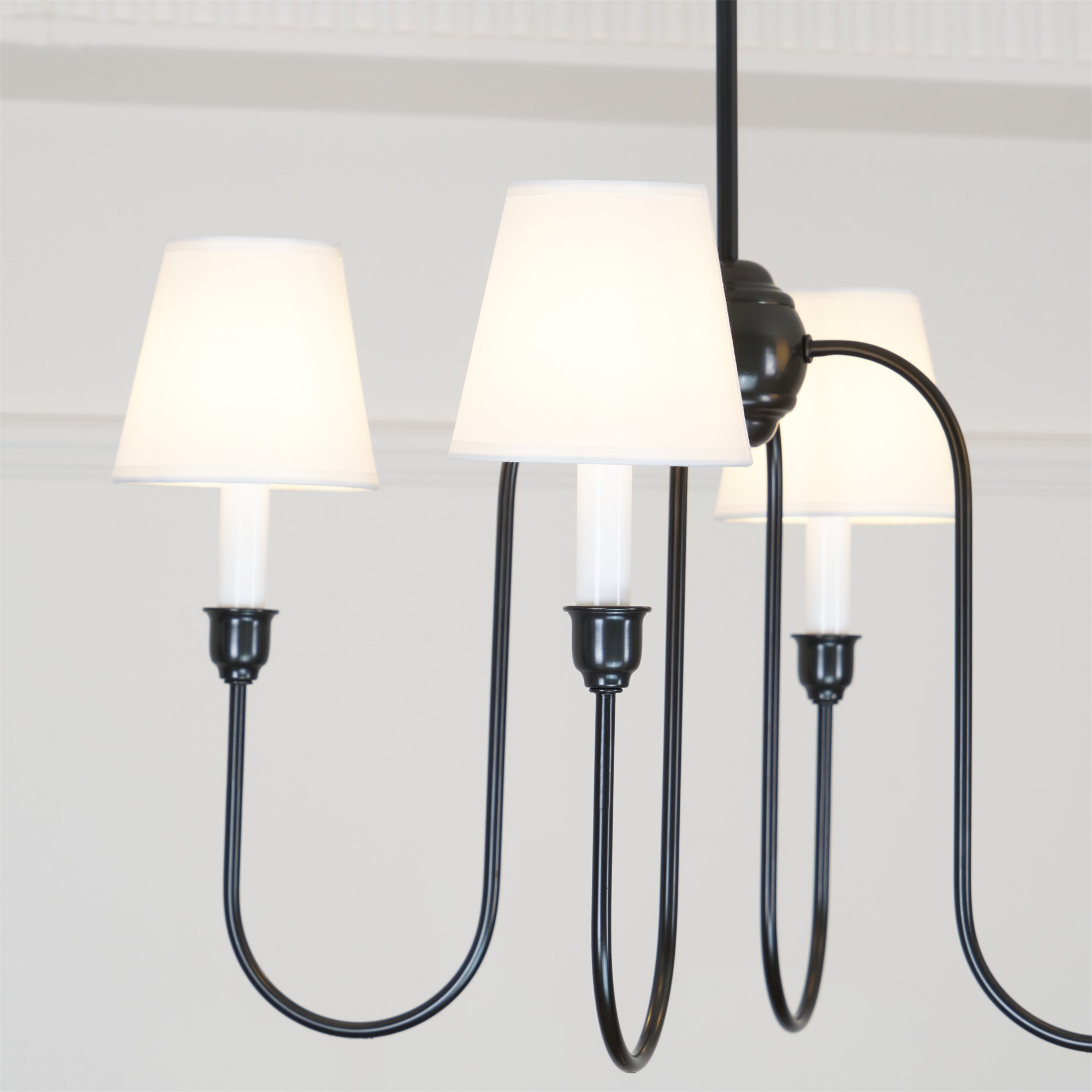 Talia Chandelier Luxury Brass Fabric | ventumra