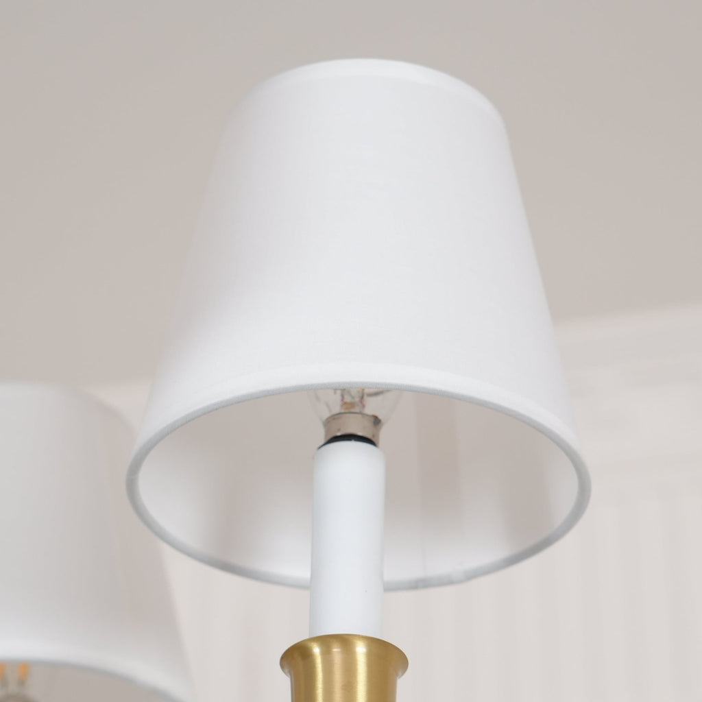 Talia Chandelier Luxury Brass Fabric | ventumra