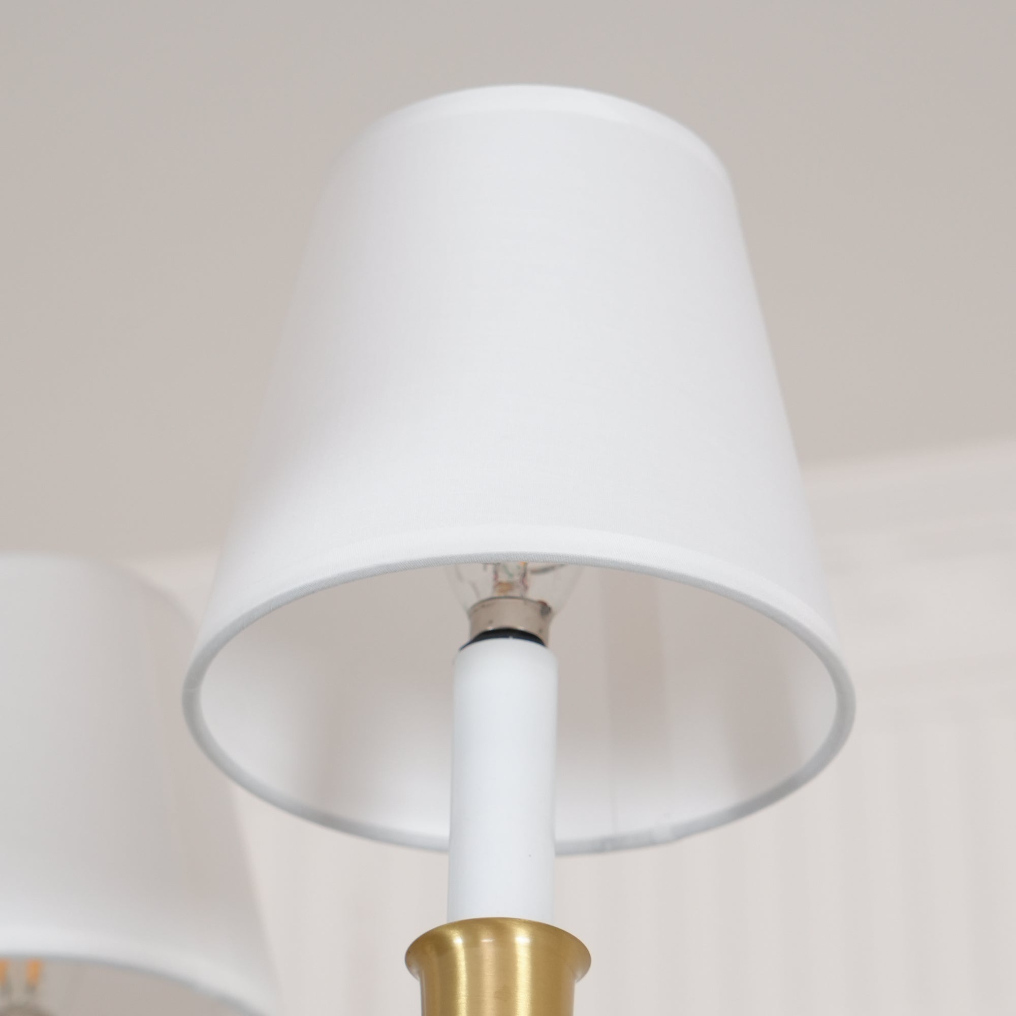 Talia Chandelier Luxury Brass Fabric | ventumra