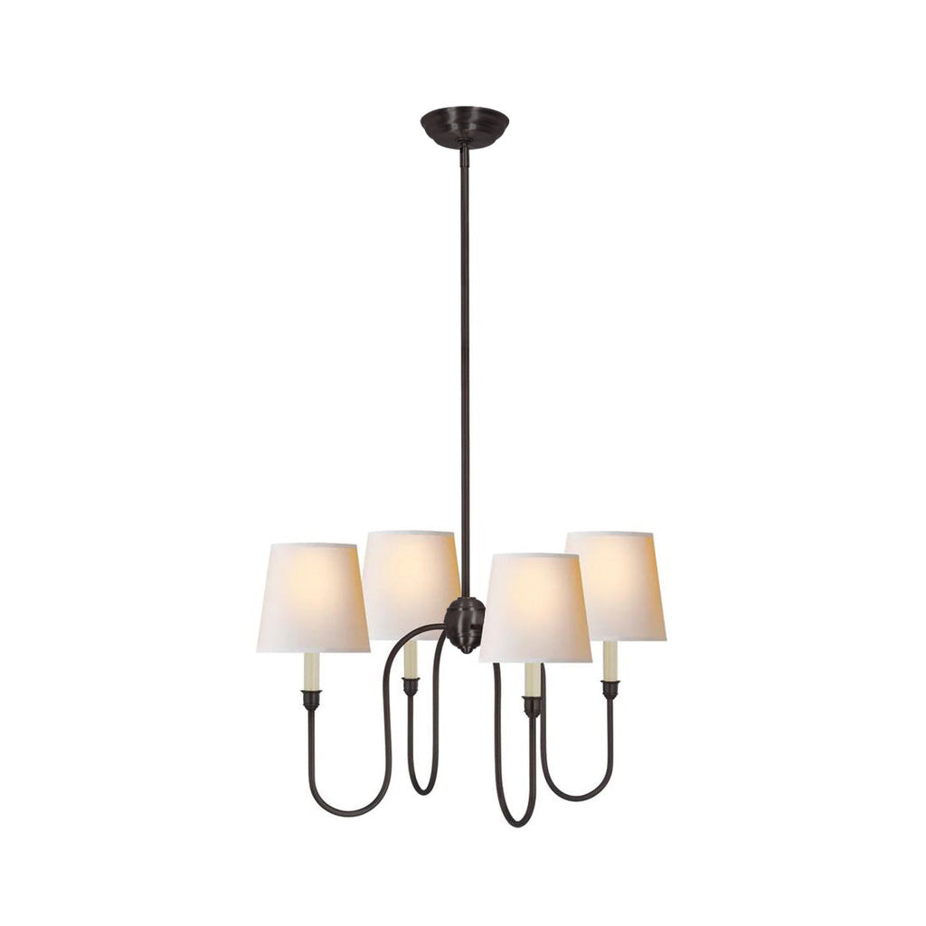 Talia Chandelier Luxury Brass Fabric | ventumra