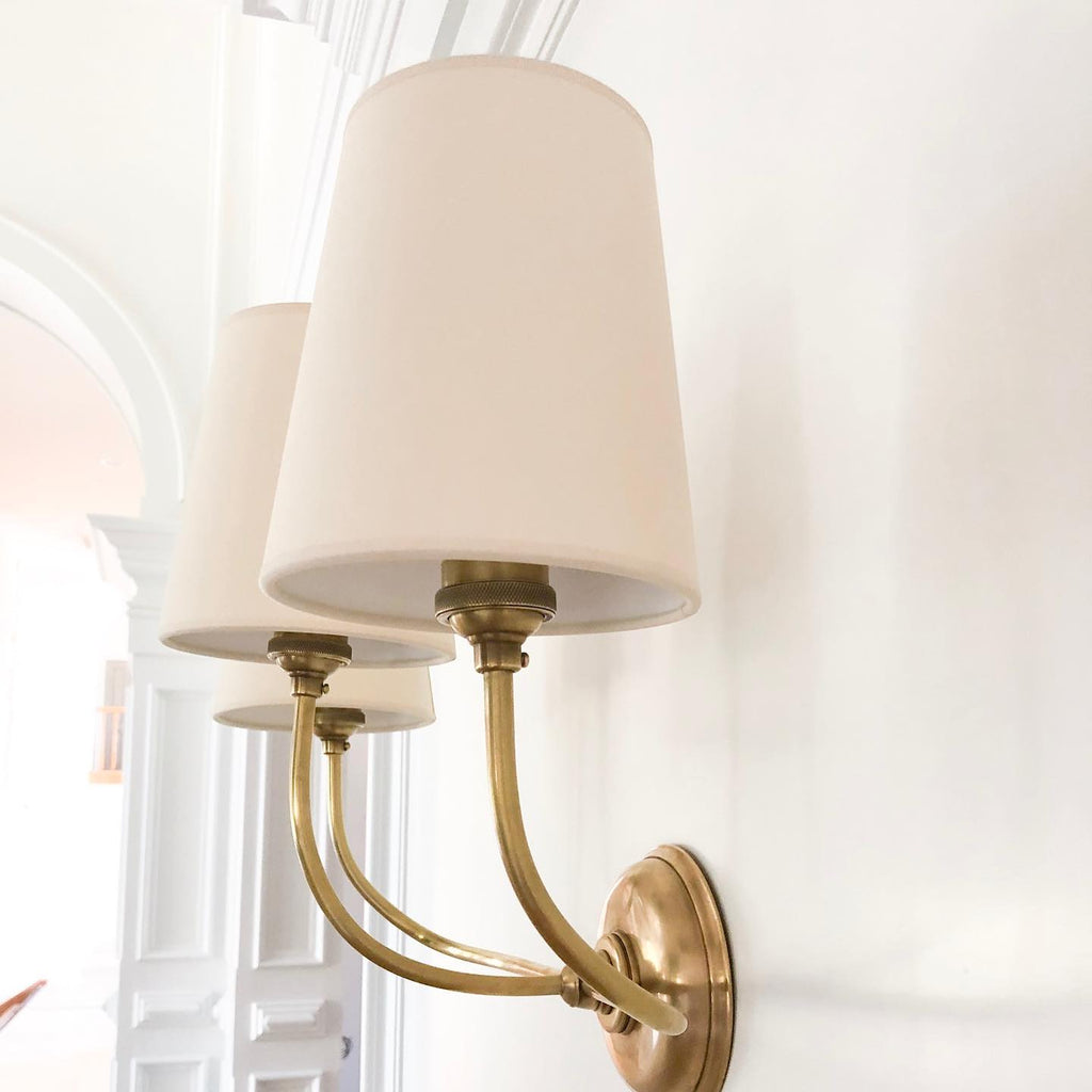 Victor Wall Lamp Black Bronze Fabric | ventumra