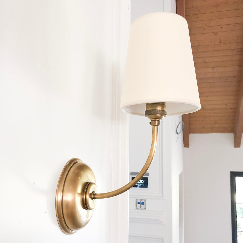 Victor Wall Lamp Black Bronze Fabric | ventumra