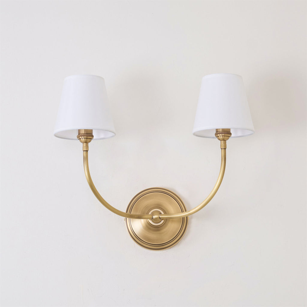 Victor Wall Lamp Black Bronze Fabric | ventumra