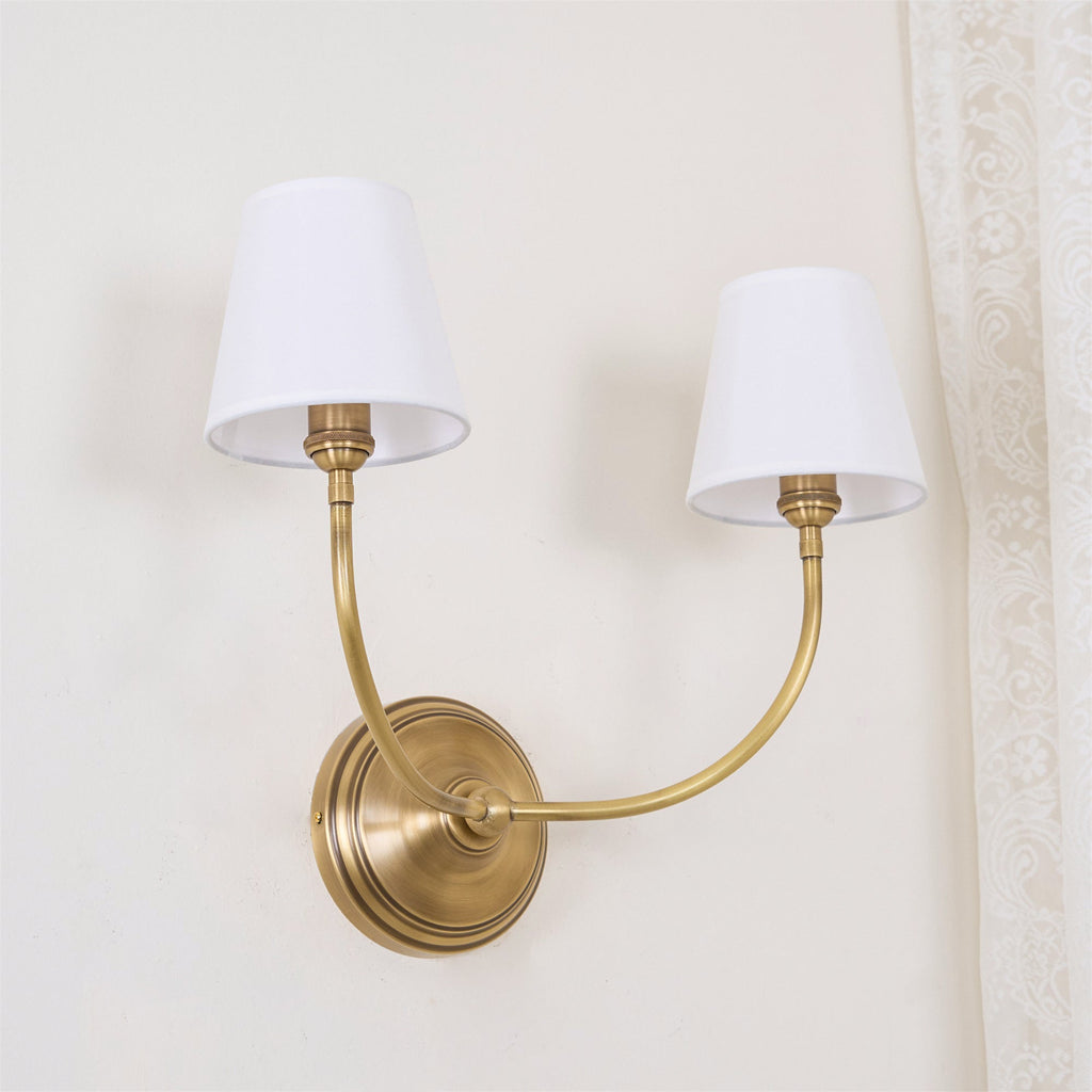 Victor Wall Lamp Black Bronze Fabric | ventumra