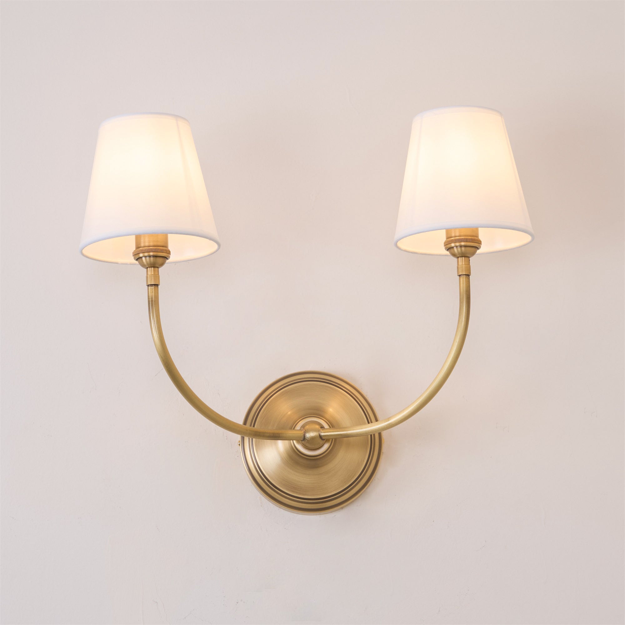 Victor Wall Lamp Black Bronze Fabric | ventumra