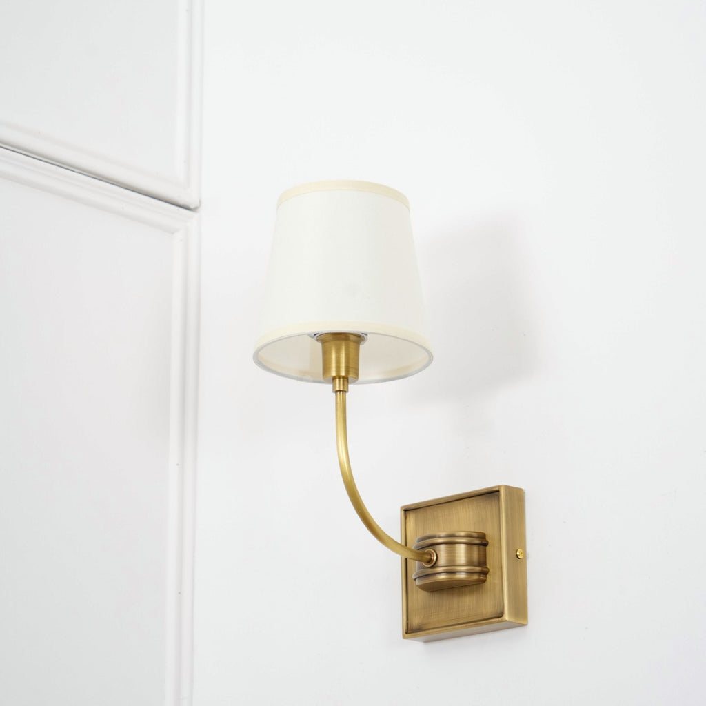 Victor Wall Lamp Black Bronze Fabric | ventumra