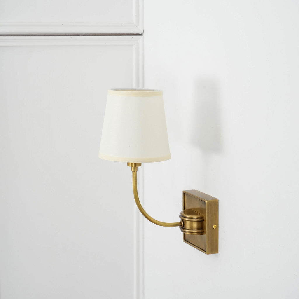 Victor Wall Lamp Black Bronze Fabric | ventumra