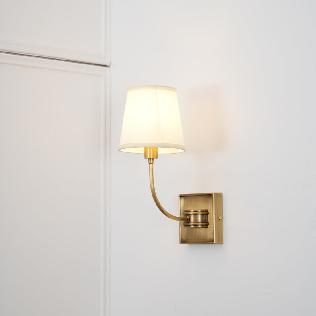 Victor Wall Lamp Black Bronze Fabric | ventumra