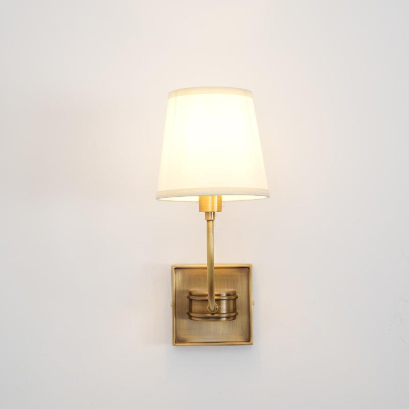Victor Wall Lamp Black Bronze Fabric | ventumra
