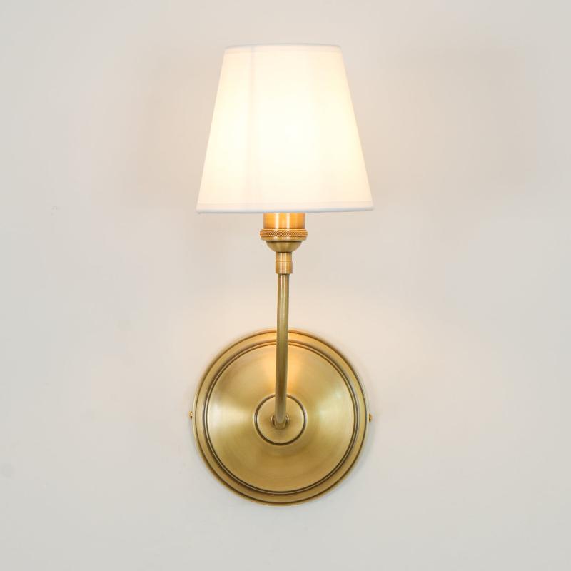 Victor Wall Lamp Black Bronze Fabric | ventumra