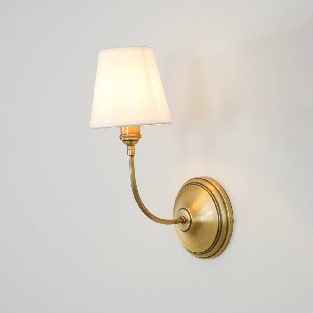 Victor Wall Lamp Black Bronze Fabric | ventumra