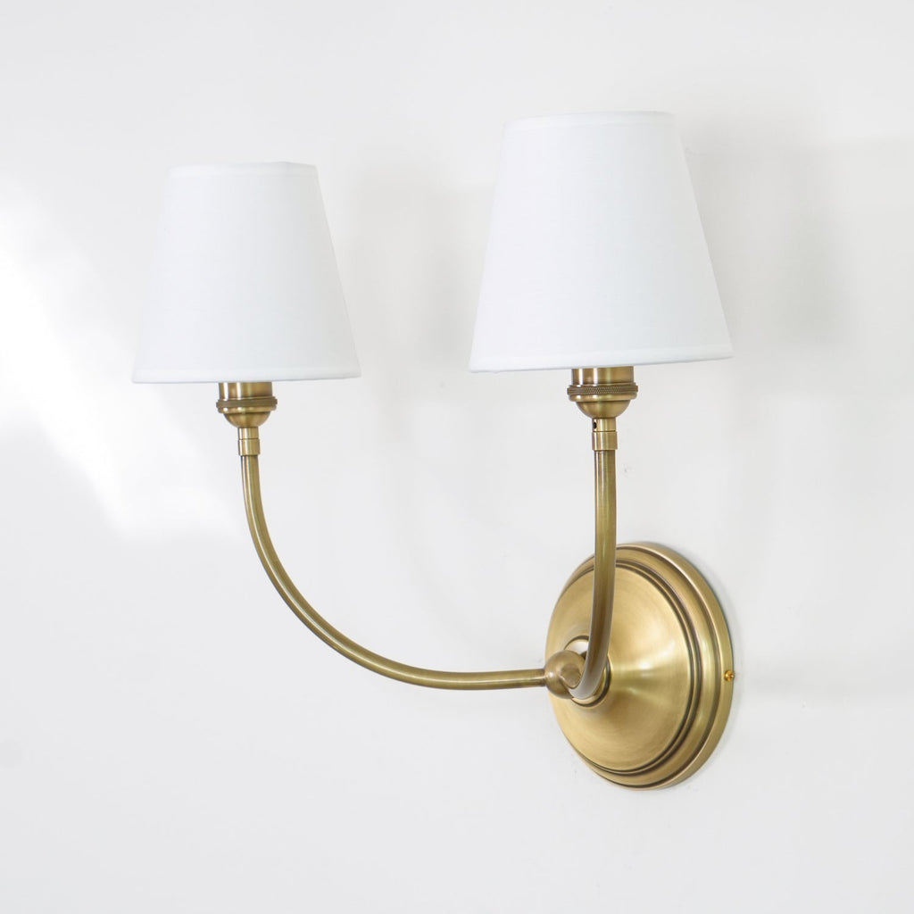Victor Wall Lamp Black Bronze Fabric | ventumra