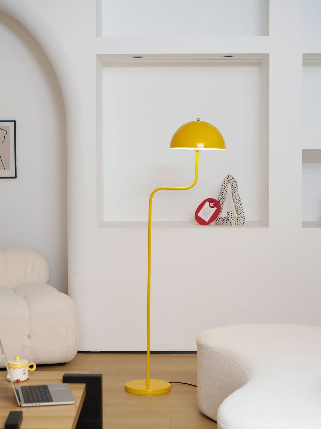 Arc Stem Dome Floor Lamp | Ventumra