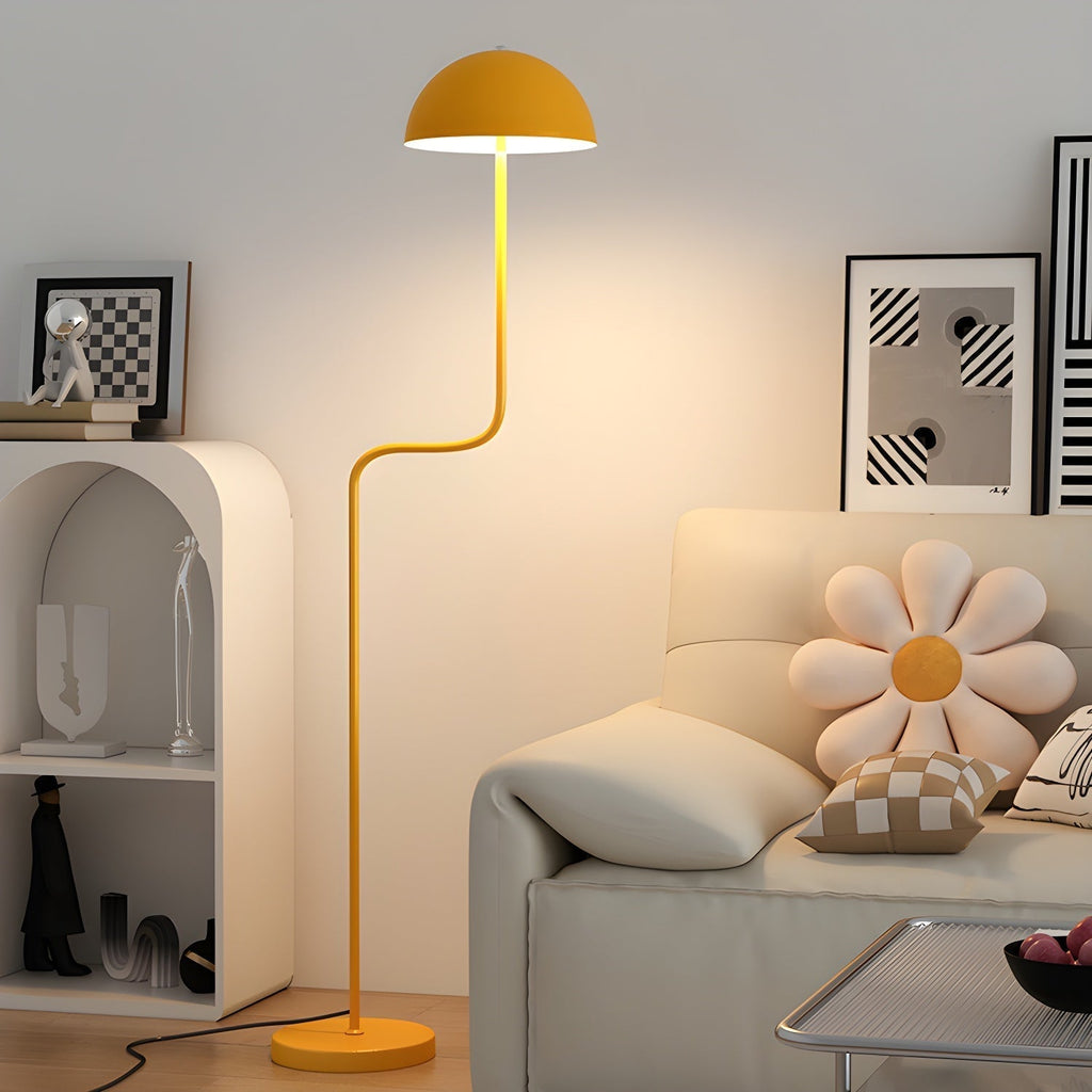 Arc Stem Dome Floor Lamp | Ventumra