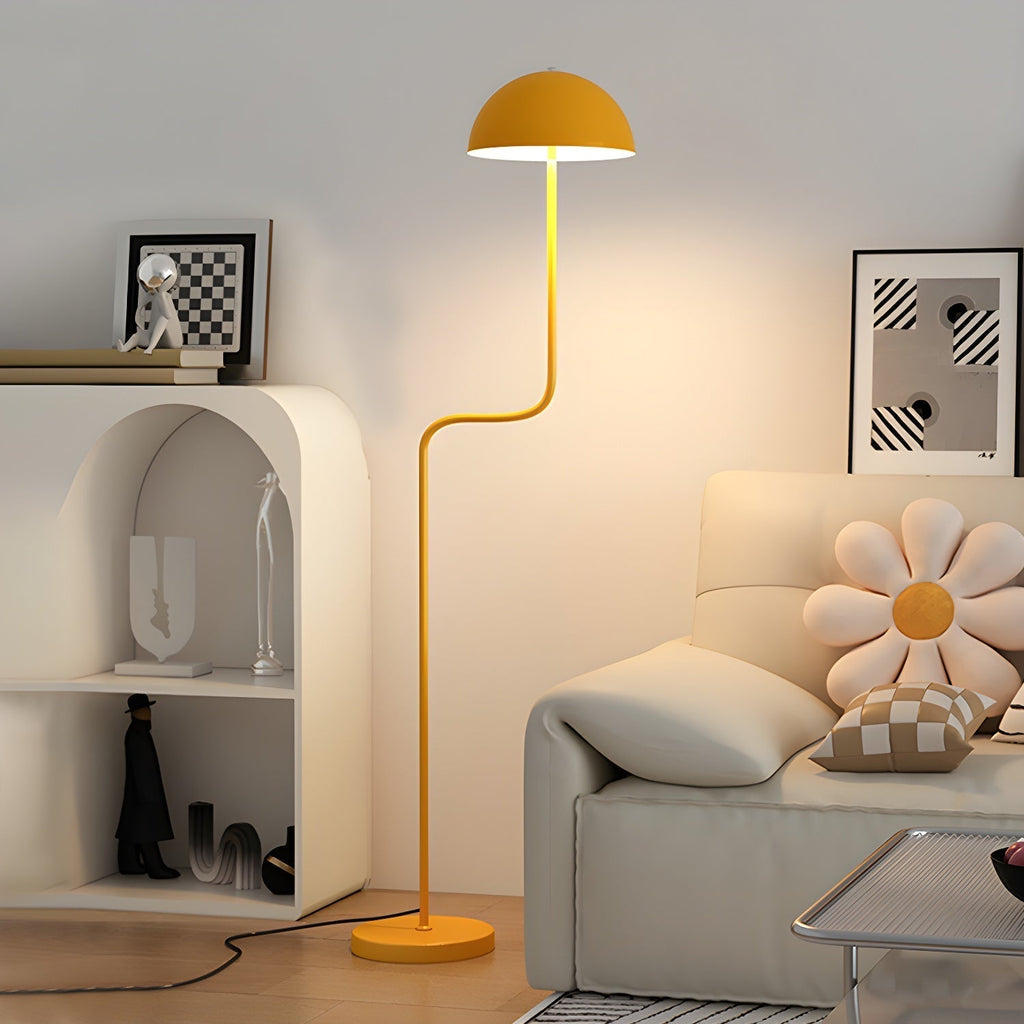 Arc Stem Dome Floor Lamp | Ventumra