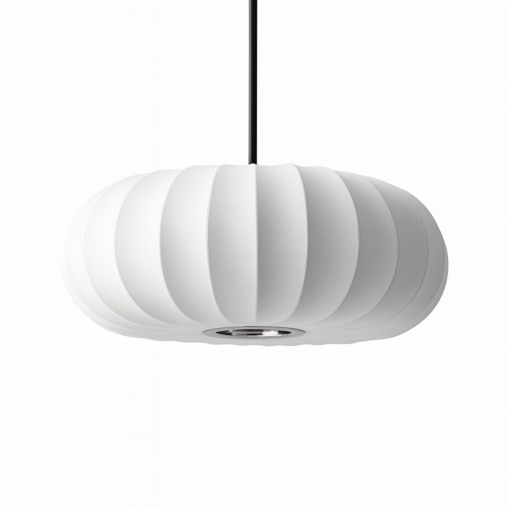 Japandi Ribbed Pendant Light | Ventumra