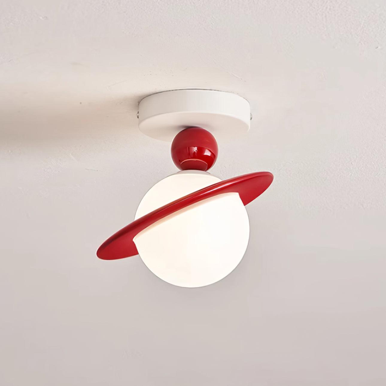 Pivoro Red and White Ceiling Light | ventumra