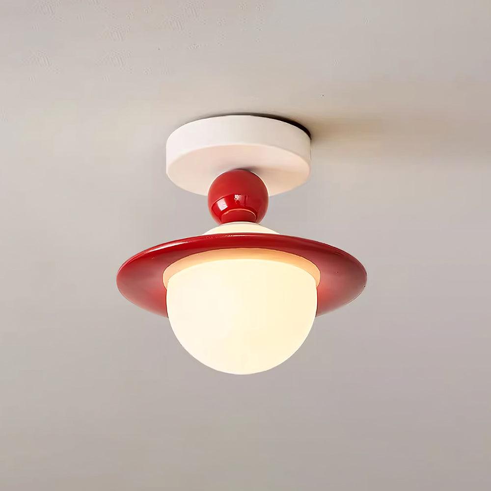 Pivoro Red and White Ceiling Light | ventumra