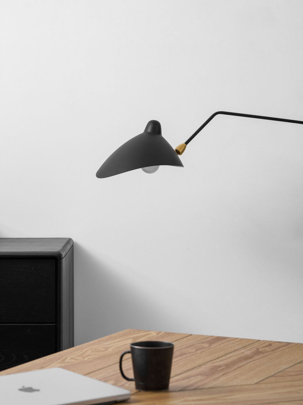 Adjustable Long Arm Metal Wall Sconce with Rotating Shade | Ventumra