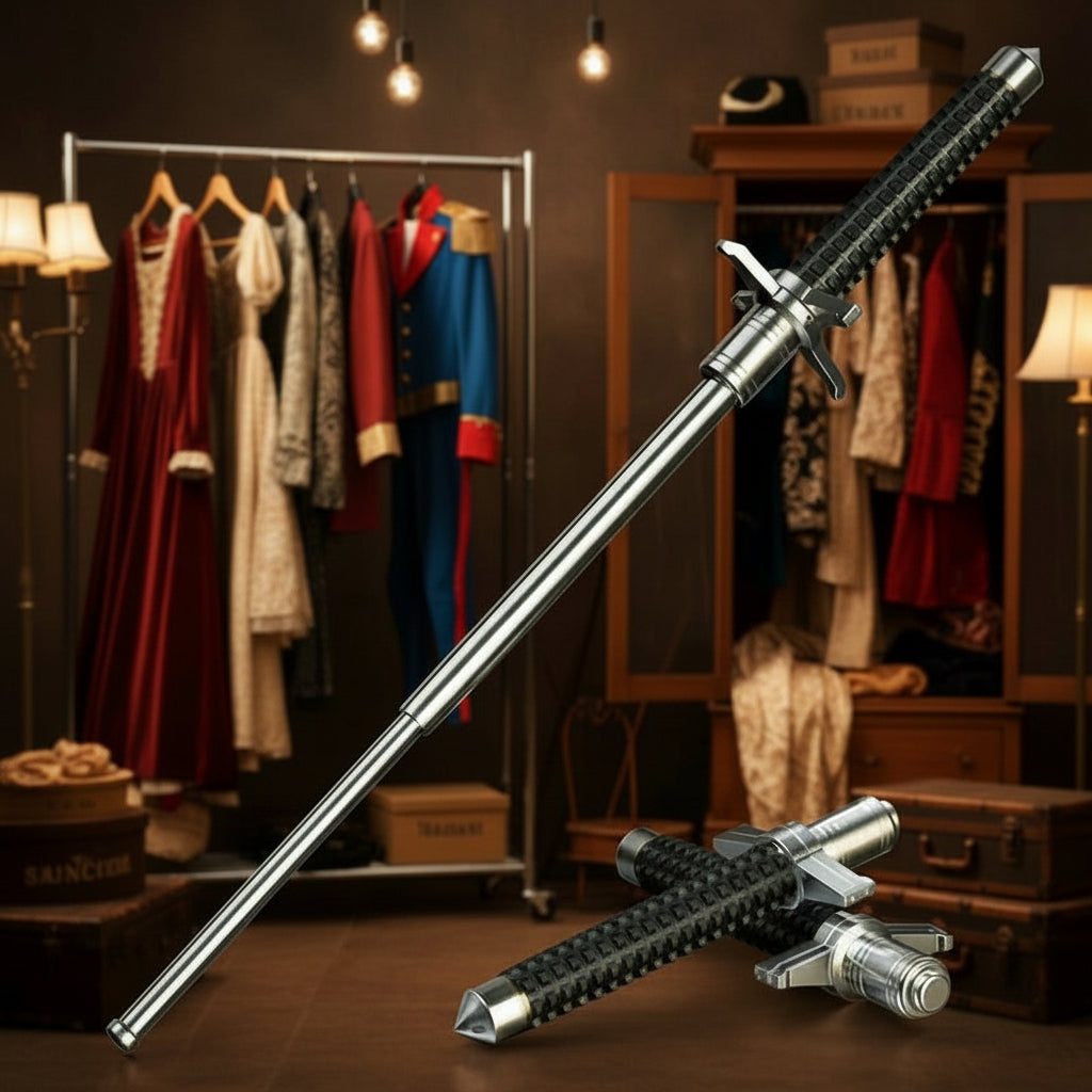MetroGuard Pro Adjustable Hiking Stick — Secure Non-Slip Grip, Discreet Safety Feature