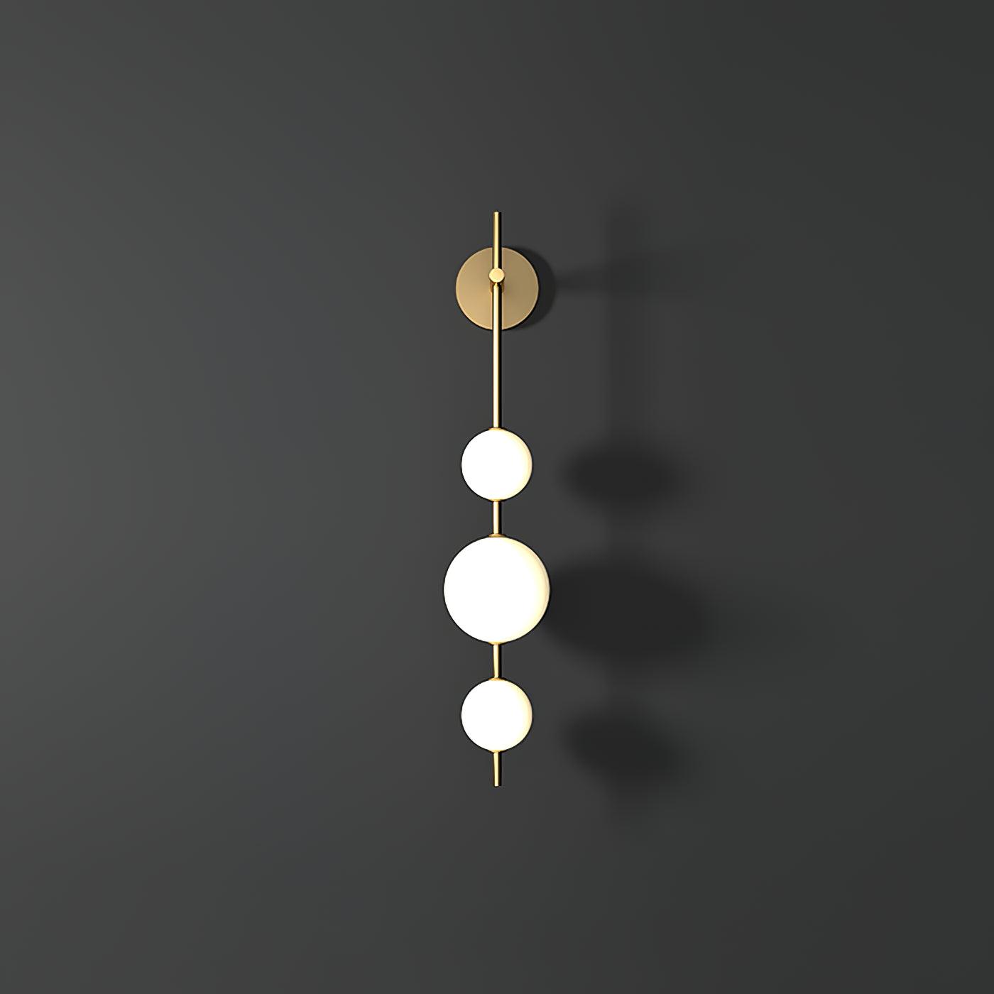 Cerin Vertical Globe Wall Lamp | ventumra