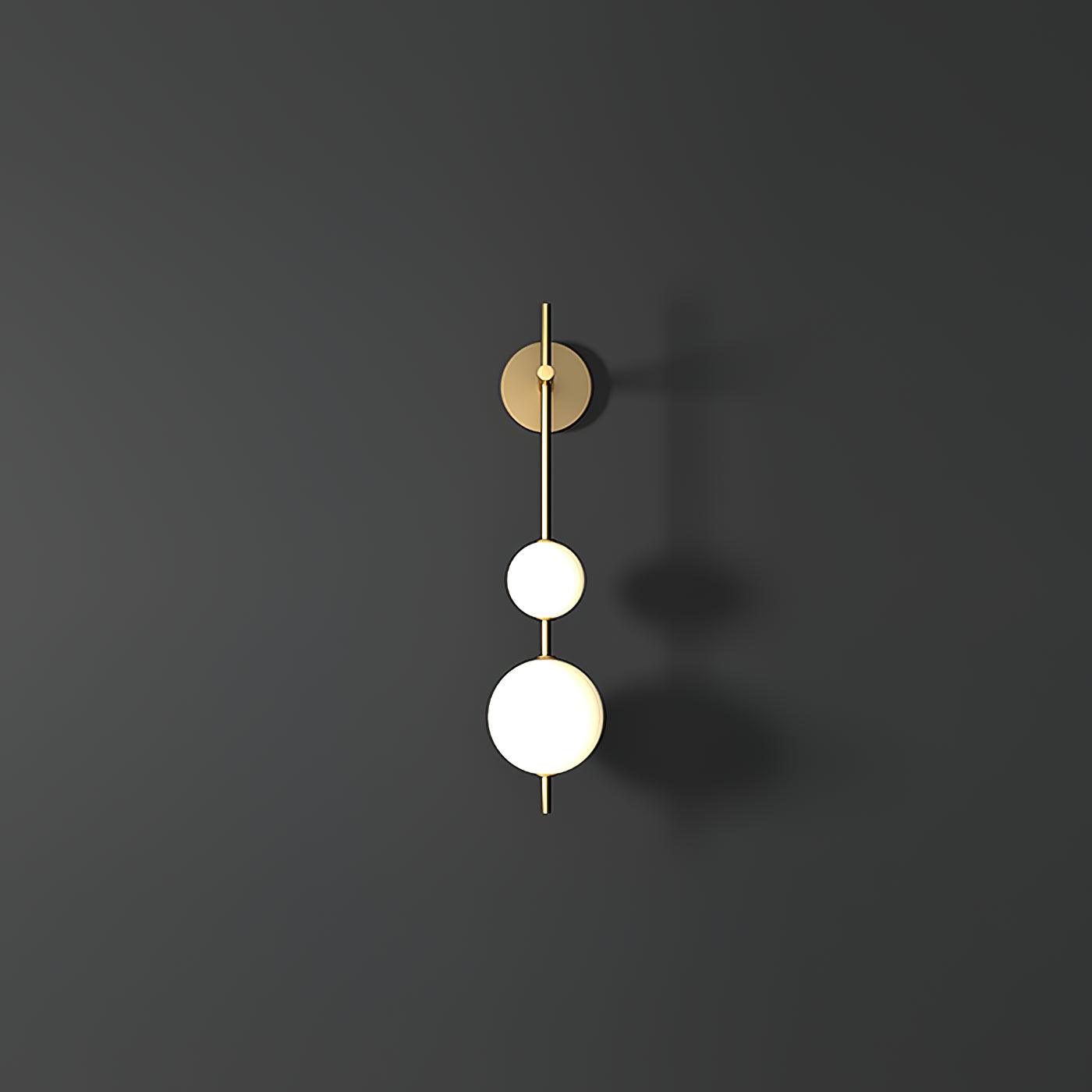 Cerin Vertical Globe Wall Lamp | ventumra