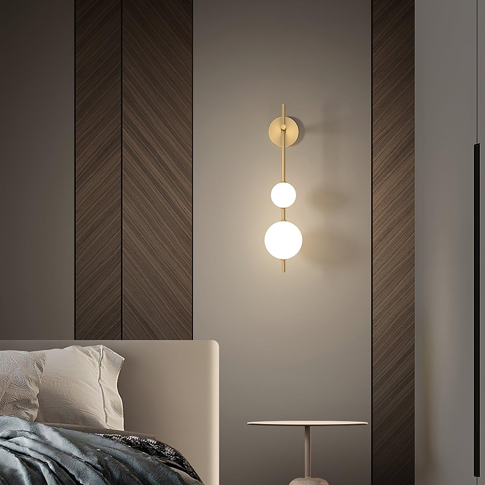 Cerin Vertical Globe Wall Lamp | ventumra