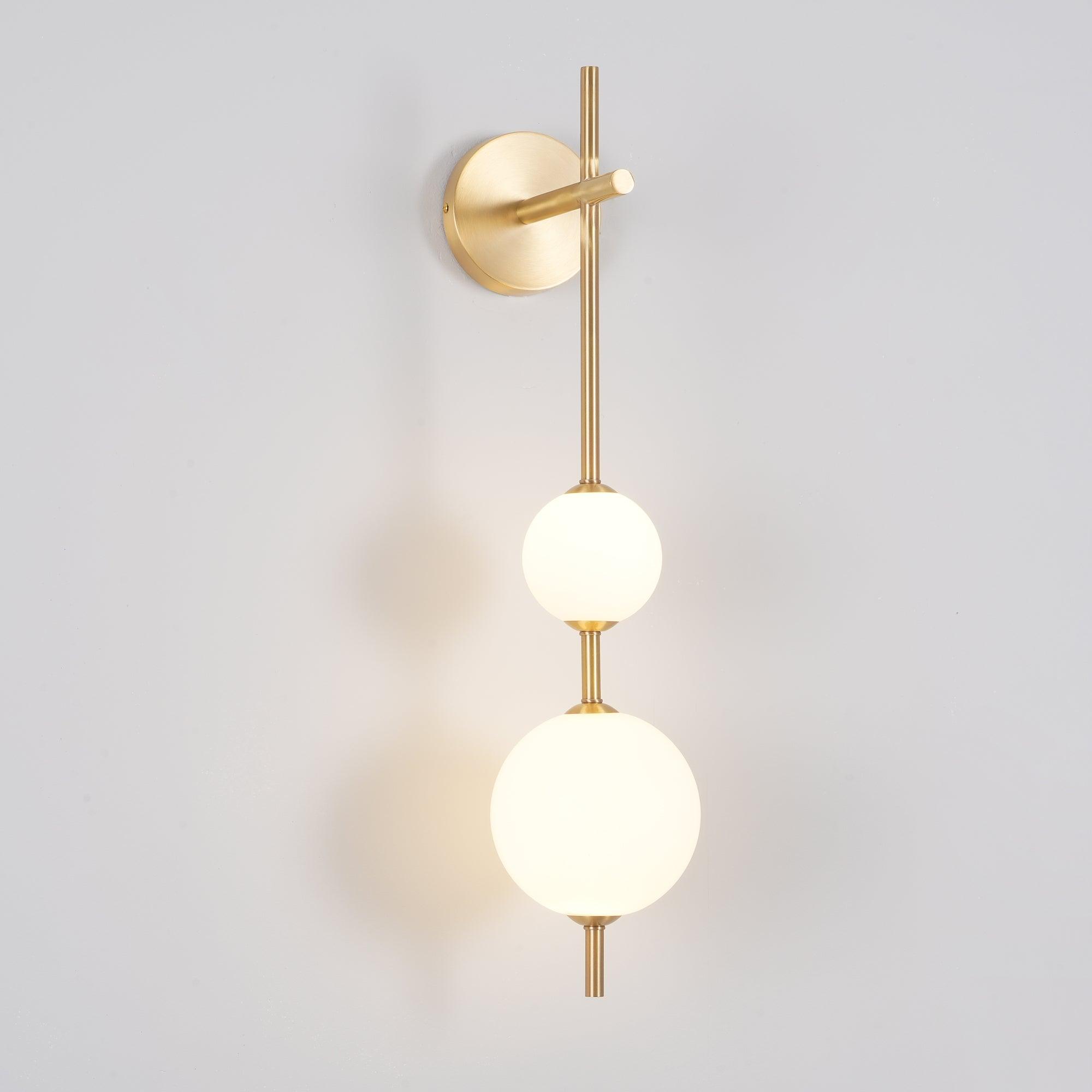 Cerin Vertical Globe Wall Lamp | ventumra