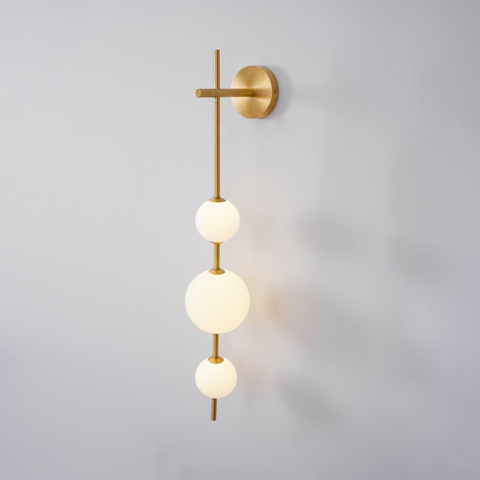 Cerin Vertical Globe Wall Lamp | ventumra