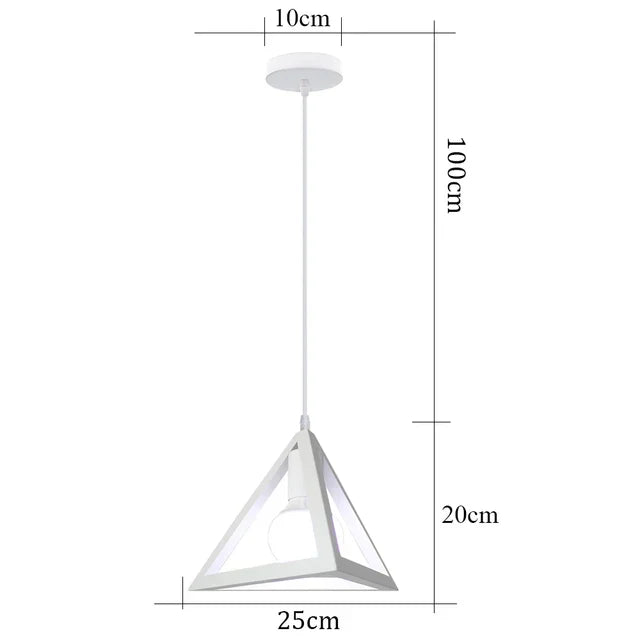FerraVane Vintage Iron Pendant Lamp For Living Spaces