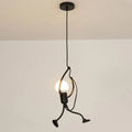 JoyGlimmer Doll Shaped Pendant Light Retro Style Decor