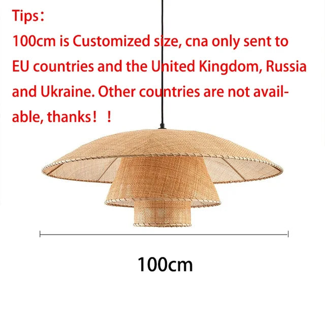 Kalena Rattan Pendant Light for Cozy Vintage Homes