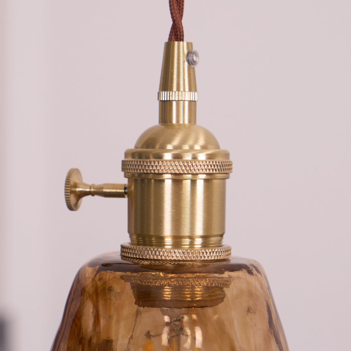 Amber Artisan Glass Pendant Light | Ventumra