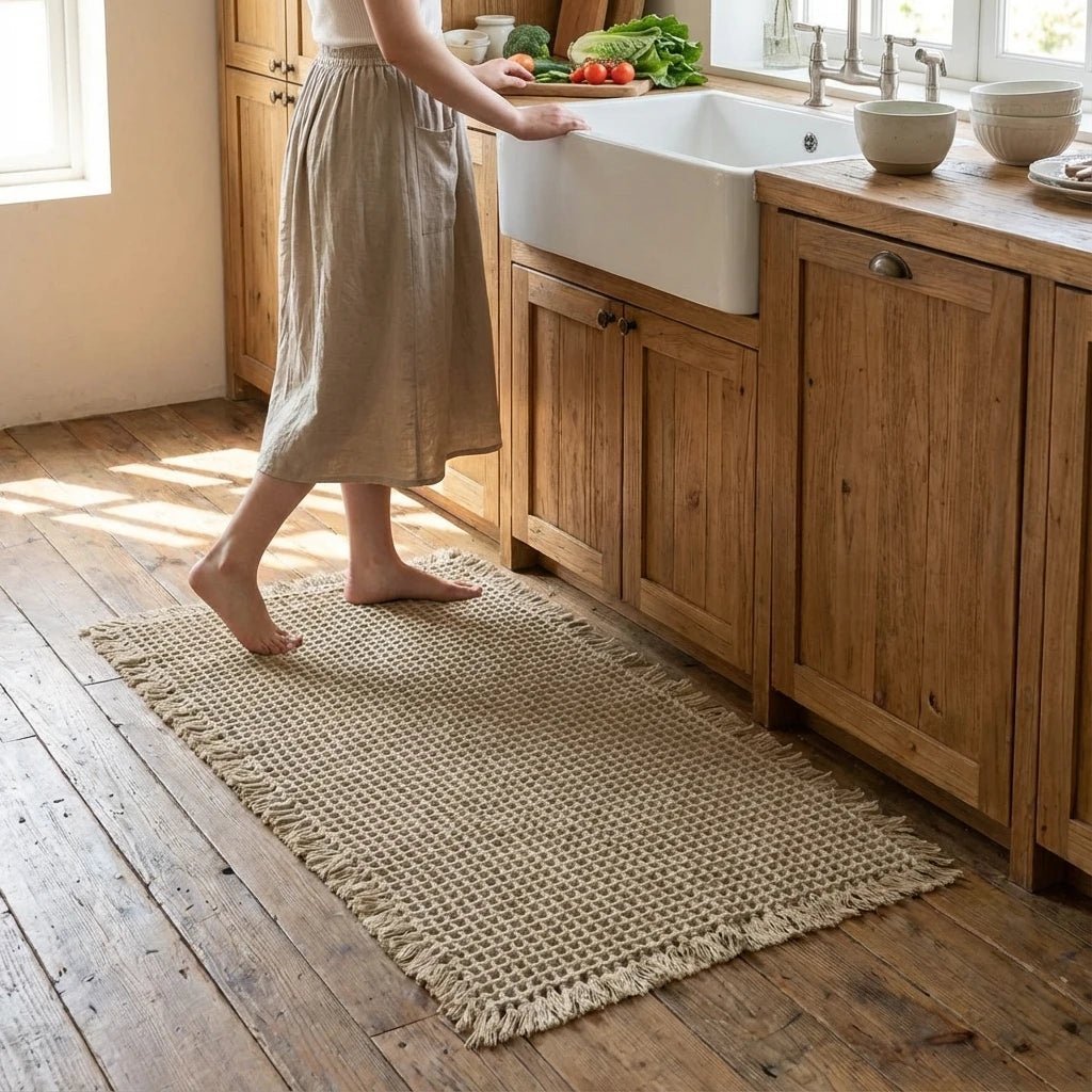 NexaStep Quick-Dry Bath Mat — Ultra-Absorbent Waffle Surface