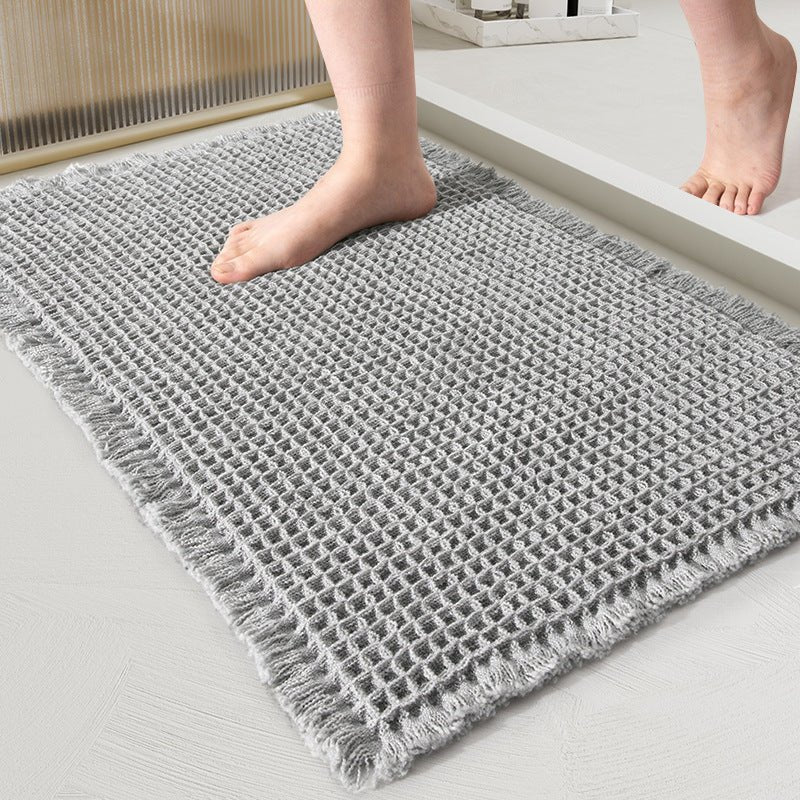 NexaStep Quick-Dry Bath Mat — Ultra-Absorbent Waffle Surface