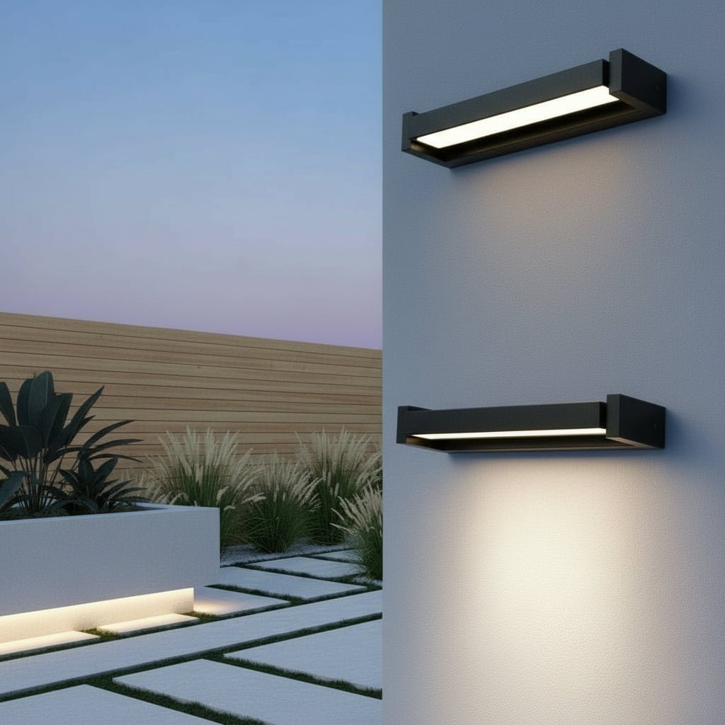 Lampada da parete per esterni AquaGrove Lux LED — Testa della lampada impermeabile regolabile