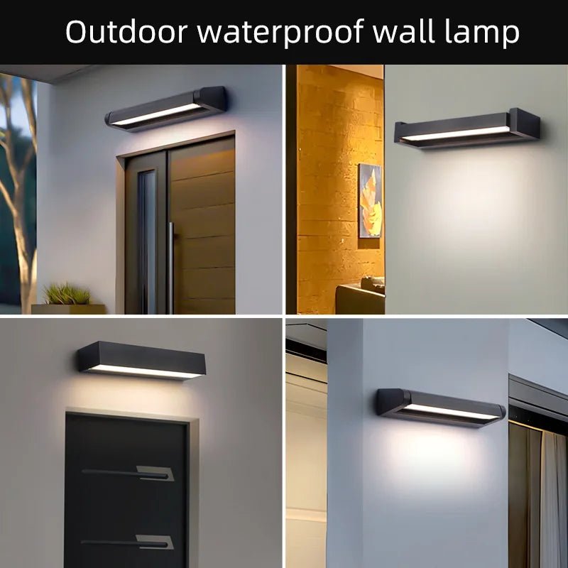 Lampada da parete per esterni AquaGrove Lux LED — Testa della lampada impermeabile regolabile