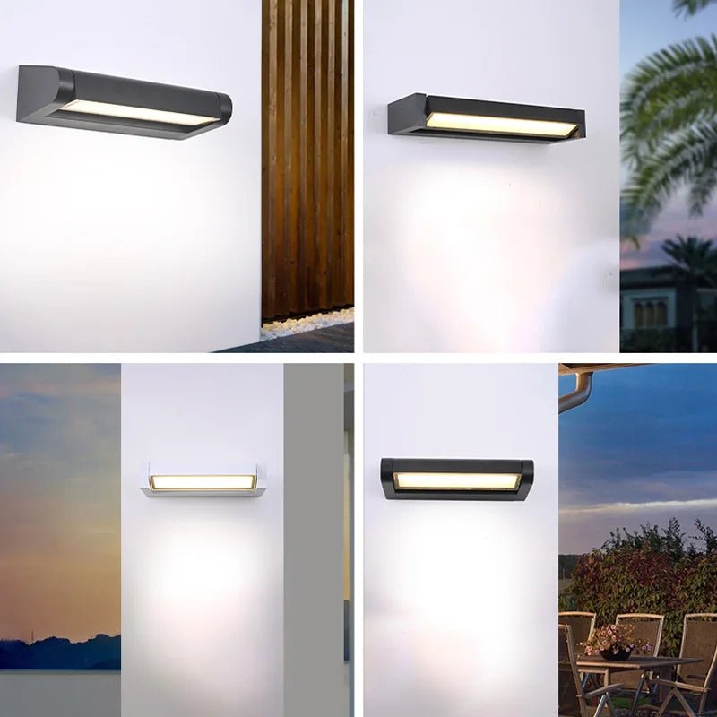 Lampada da parete per esterni AquaGrove Lux LED — Testa della lampada impermeabile regolabile