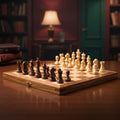 Voyager Chess kannettava magneettinen puinen shakkilauta — kokoontaitettava matkavarustus