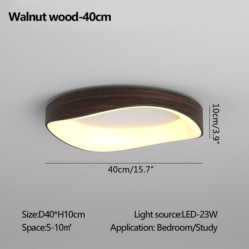 Nordic Inspired Acrylic Circle Ceiling Light For Bedroom | Ventumra