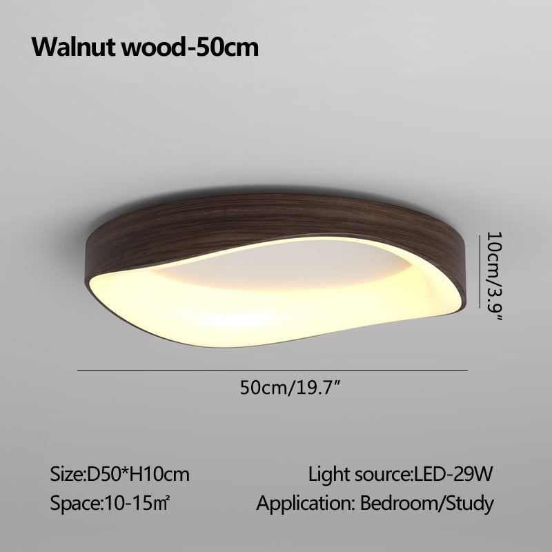 Nordic Inspired Acrylic Circle Ceiling Light For Bedroom | Ventumra